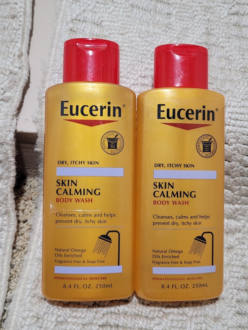 DISCONTINUED Eucerin Skin Calming Body Wash - Lot of 2 HTF 8.4oz - Picture 4 of 7